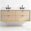 Meuble-lavabo flottant en chêne naturel 60 po-1168154415
