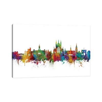 Winchester, England Skyline by Michael Tompsett - Wrapped Canvas Gallery-Wrapped Canvas Giclée