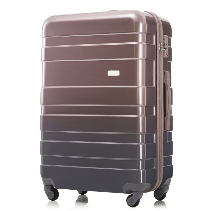 Ensembles de bagages Nouveau modèle ABS Hardshell 3 pièces Ensemble de valises rigides et durables Valise à roulettes avec serrure TSA 20 "24" 28 "