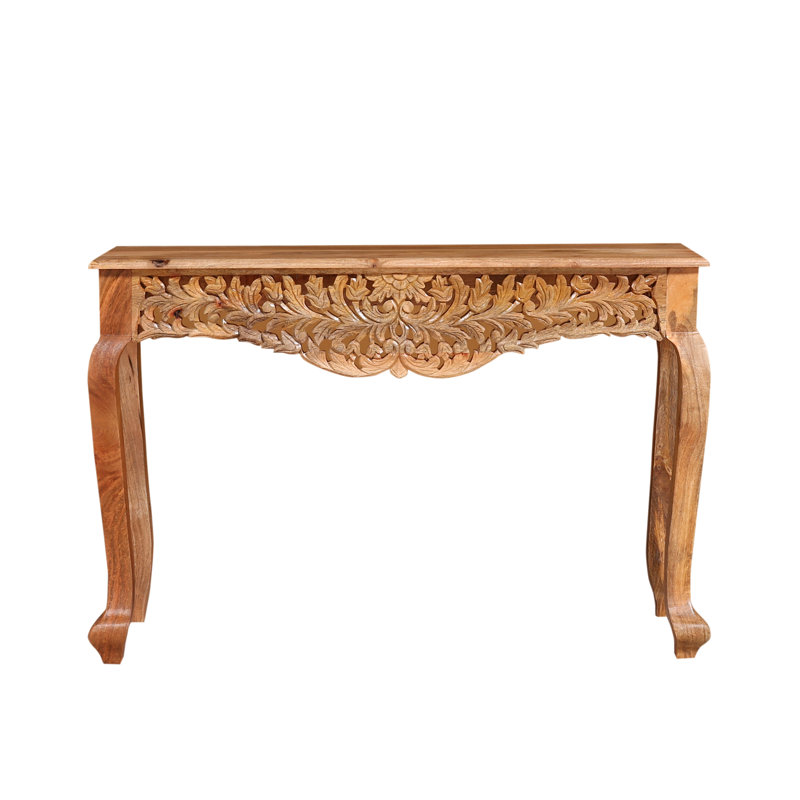 Zalia 120cm Solid Wood Console Table