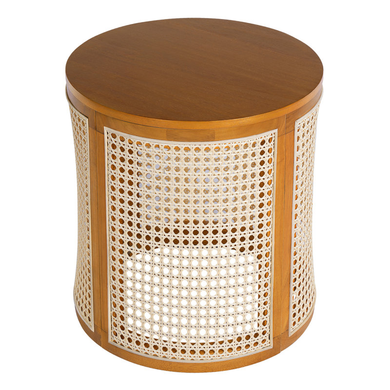 Table de bout ronde 15,70 po, Ocre