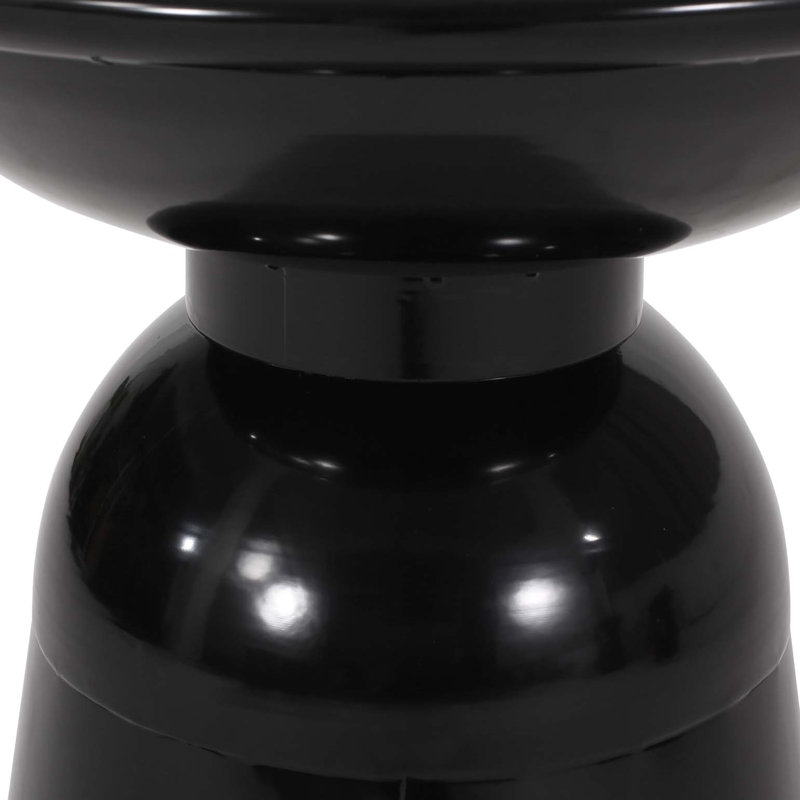 Tables d'appoint en fer Serenita, Noir