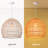 Nagle 1 - Light Natural Dome Pendant-773545959