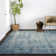 Tapis bleu / taupe Mahfuze