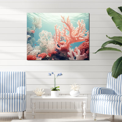 «Colorful Coral Reef Heaven III», reproduction d'art sur toile