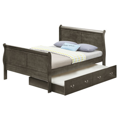 LouisPhillipe Full Bed, Gray
