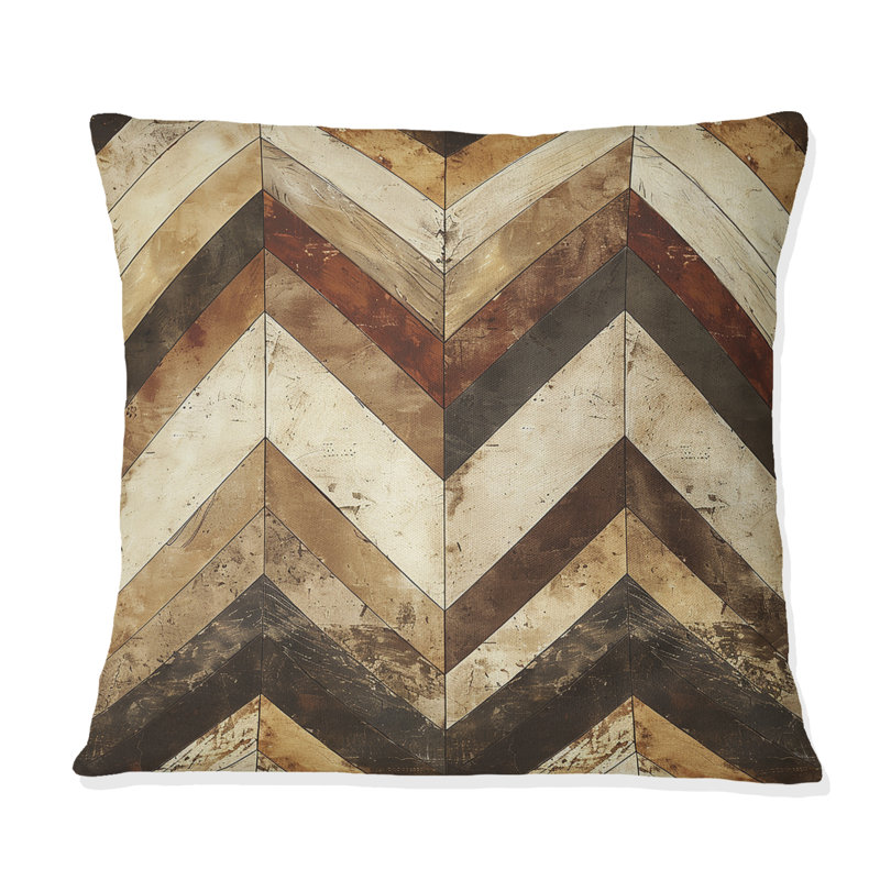 Coussin Brown, H 16 po x l 16 po