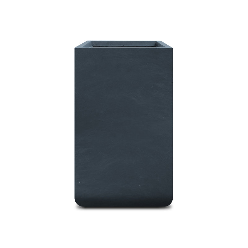 Pot de fleurs en béton, H 27,56 po x l 13,78 po x P 13,78 po