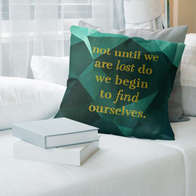 Coussin artificiel «Faux Gemstone Find Yourself»