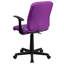 Mid-Back Quilted Vinyl Swivel Task Office Chair-777223924-777223927