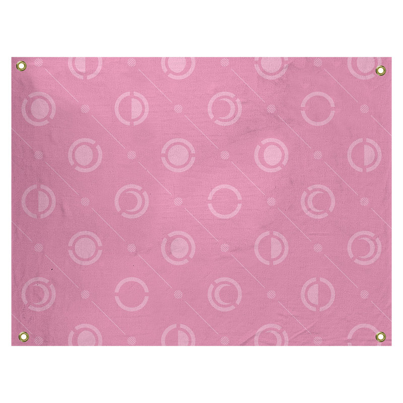 Tapisserie, H 59 po x l 80 po, Rose