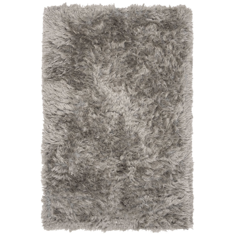 Tapis argenté touffeté à la main Moultrie