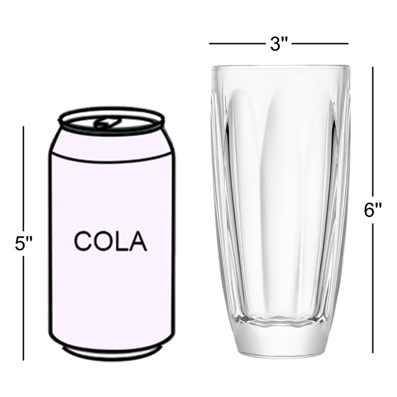 Boudoir 12oz. Drinking Glass Set