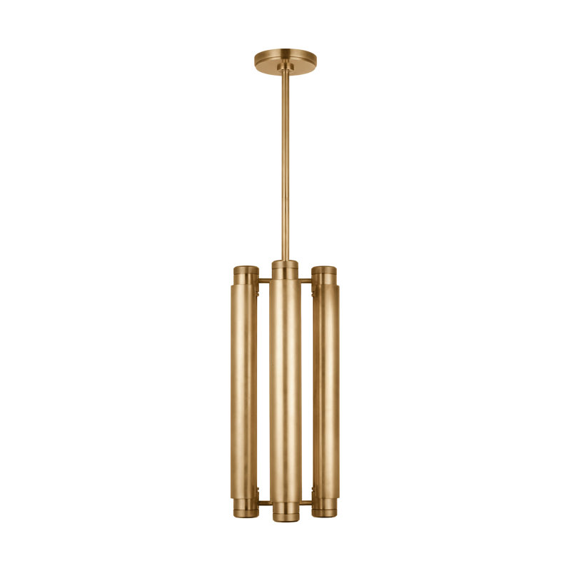 Capa 4 - Light LED Pendant, Hand Rubbed Antique Brass