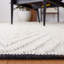 Tapis noir / ivoire en laine / coton à tissage plat Meudon Natura-1815273405