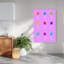 Impression d'art mural géométrique «Lollipops Rainbow Grid»-129899483