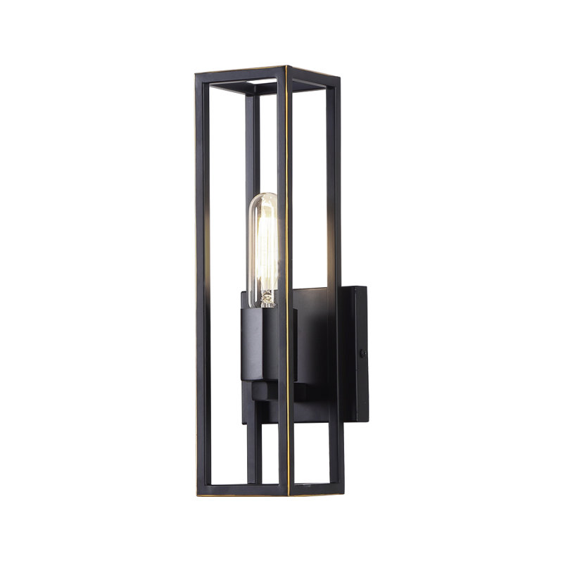 Applique murale articulée à intensité variable 1 lumière Burwell, Noir