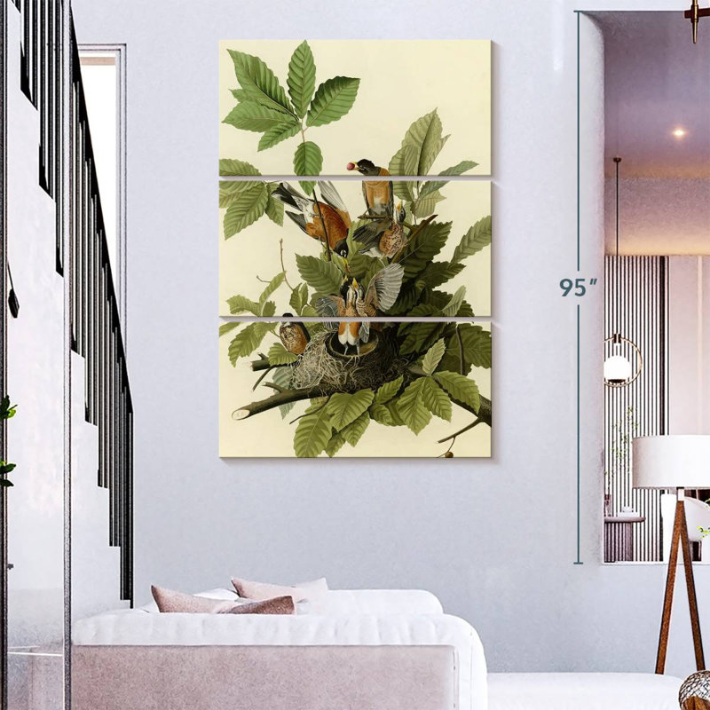 Brampt American Robin, 74" H x 48" W