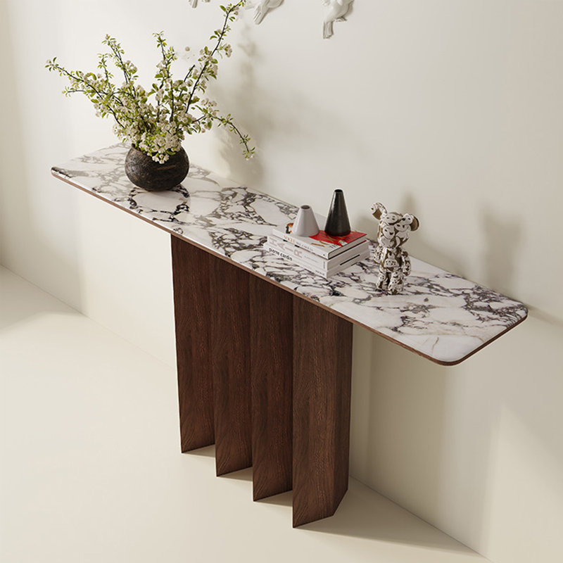 Console Italian Minimalist, H 33,5 po x l 47,2 po x P 13,8 po