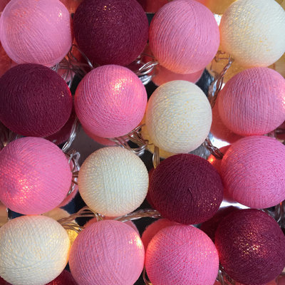 Misti LED Cotton Ball String Light