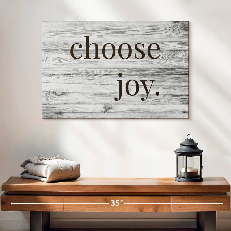 Choose Joy Typography, 16" H x 24" W