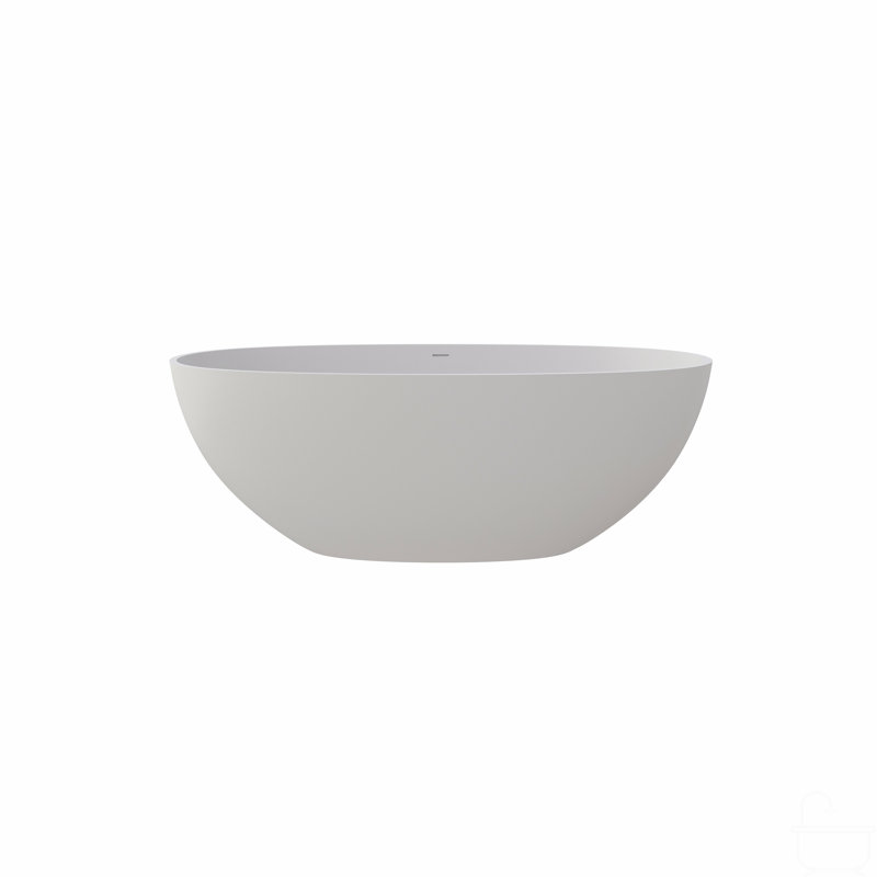 Premium Solid Surface Deep Soaking Bathtub