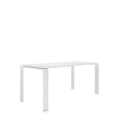 Four Metal Base Dining Table