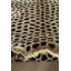 Harjo Cheetah Shaped Gold And Black Accent Rug-1531306241