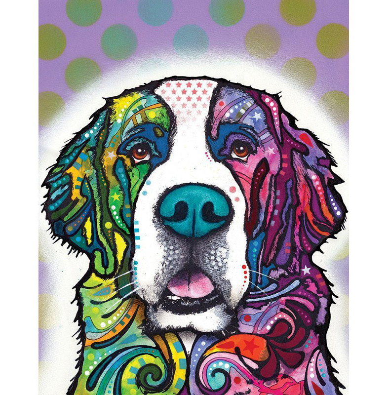 Bungalow Bungalow Dean, collection de Russo, reproduction d'art sur toile, Saint-Bernard
