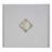 CLIPPED DIAMOND PERLA w/ BIANCO DOLOMITE DOT