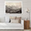 Mont Blanc monochrome - impression sur toile-67463588-67463590