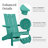 Ratcliff All-Weather HDPE Adirondack Chair-659335437