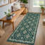 Tapis rétro délavé antidérapant lavable à la machine - à poils courts, ne perdant pas ses poils pour chambre à coucher, salon, dortoir - 9 x 12 pi (274 x 366 cm), couleur noire, spécifications américaines-129418339-129934501