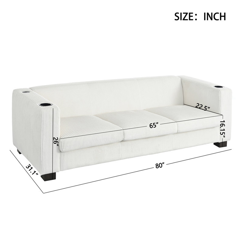 3 SEATER SOFA, Beige