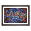 Multi Coloured Autumn Leaves in Abstract - Picture Frame Painting Print-55581067-55581070