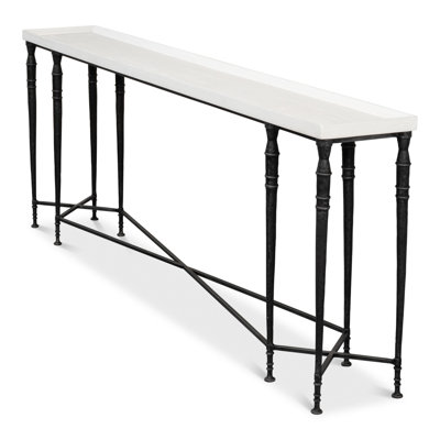 Nathaniel Solid Wood Top Console Table