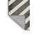 Washable Pewter White Striped Area Rug-1196962596