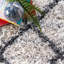 Tapis ivoire à motif géométrique Bibb-299429152
