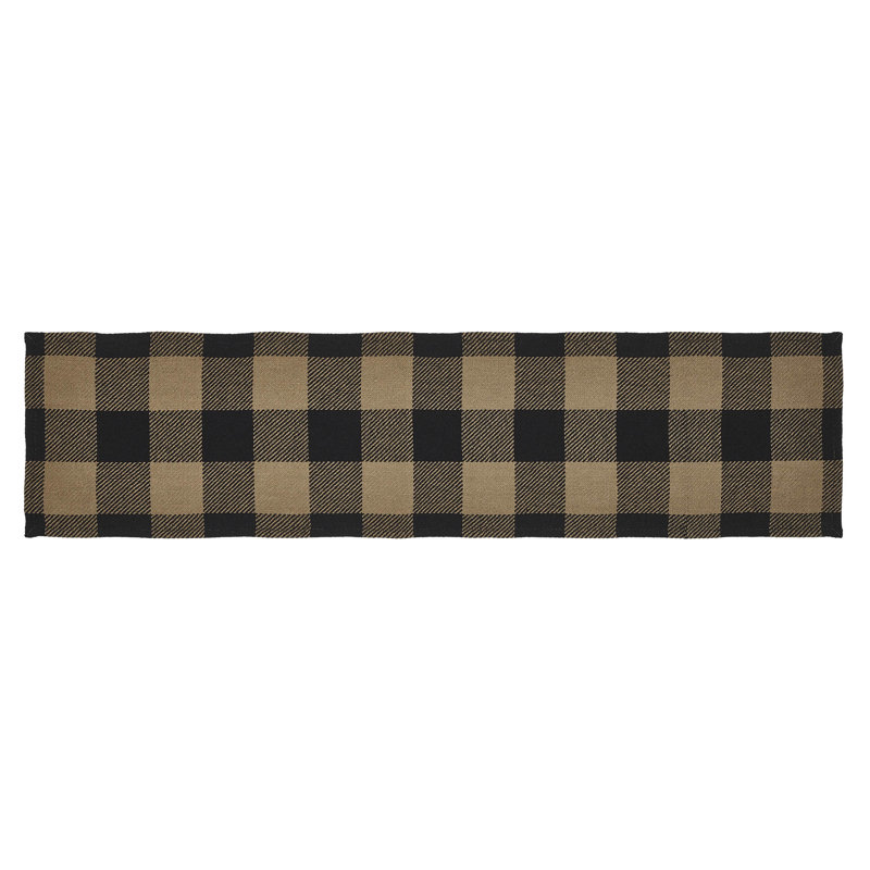 Tapis de couloir noir 12 x 36, 24 po x 8 po