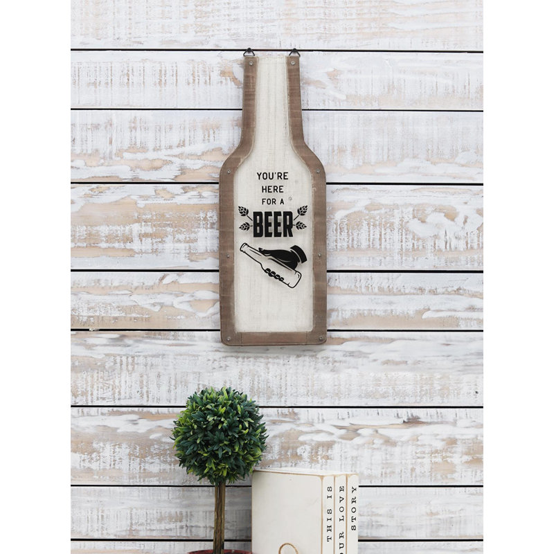 Décoration murale You Are Here For A Beer Shadow Box