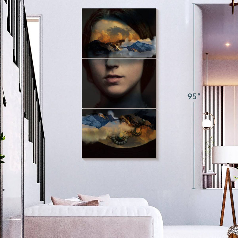 Portrait de femme dans la nature