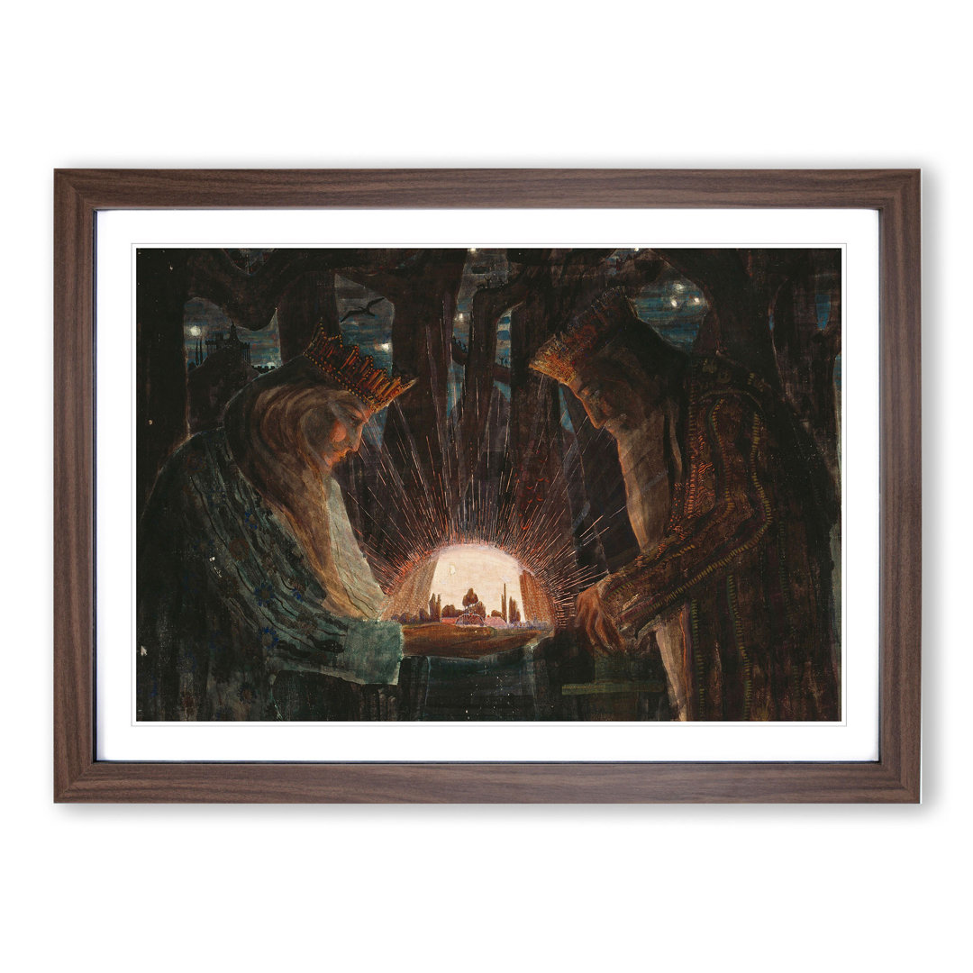 Fairy Tale of Kings by Mikalojus Konstantinas - Framed Print
