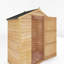 Mercia 3 x 5ft Overlap Apex Windowless Shed-2040141823