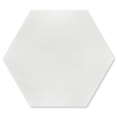 Solid Mixed Gray Hex 8" x 9" Cement Wall & Floor Tile