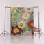 Tapis décoratif multicolore à motif floral multicolore-1799093094