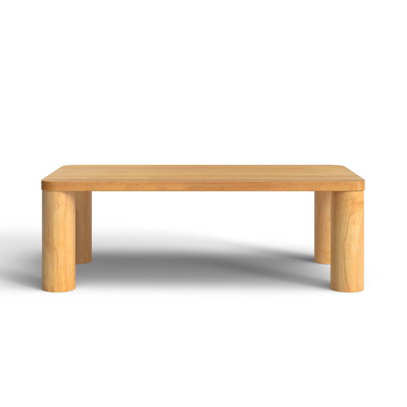 Patricio Single Coffee Table, 16.14" H x 48.03" L x 25.98" W, Natural