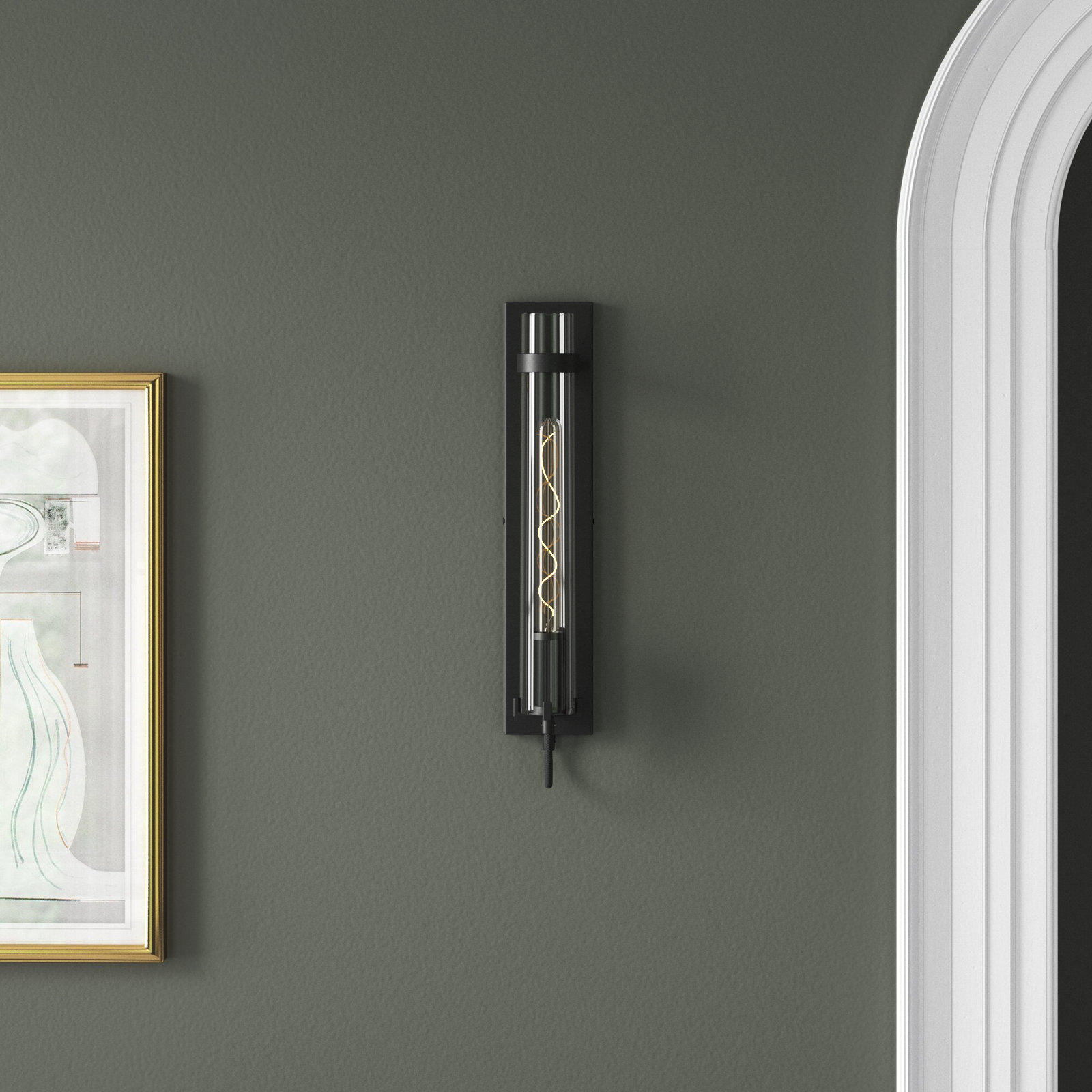 Cala LED Sconce, Black