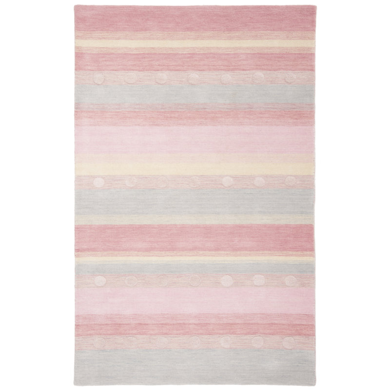 Gosselin children's hand-woven wool rug, Rectangle 6 pi x 9 pi