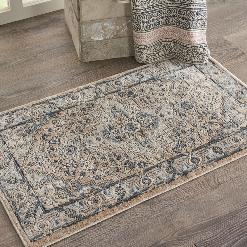 Tapis oriental beige / gris Jurado, Rectangle 3 pi x 5 pi