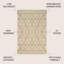 Tapis intérieur / extérieur beige / vert Boho-318806437
